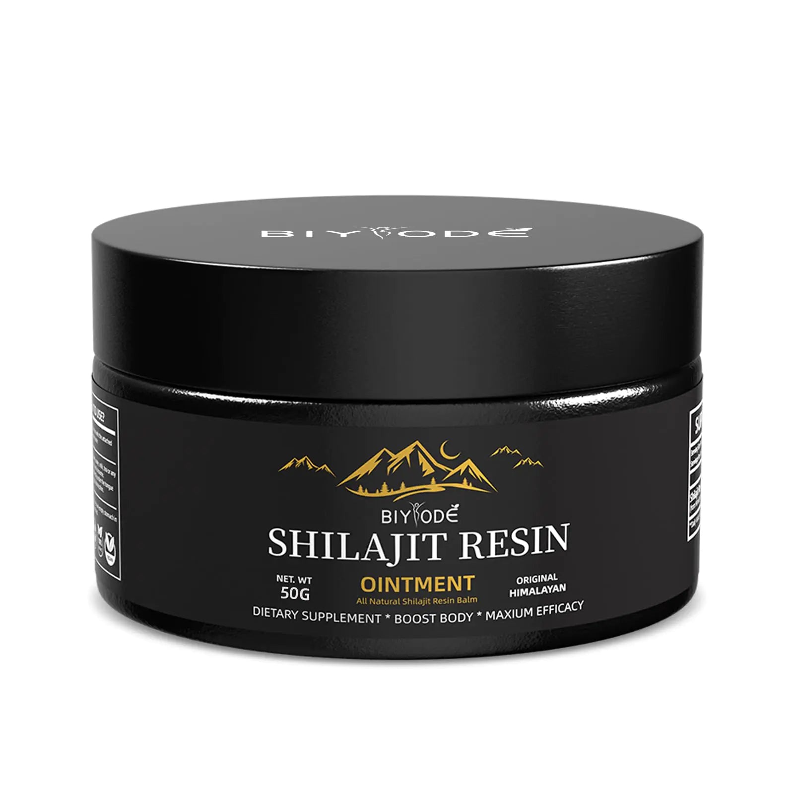 BIYODE Shilajit Pure Himalayan Supplement for Men Women Rich Fulvic Acid & 85+ Minerals 600mg/100 Servings.