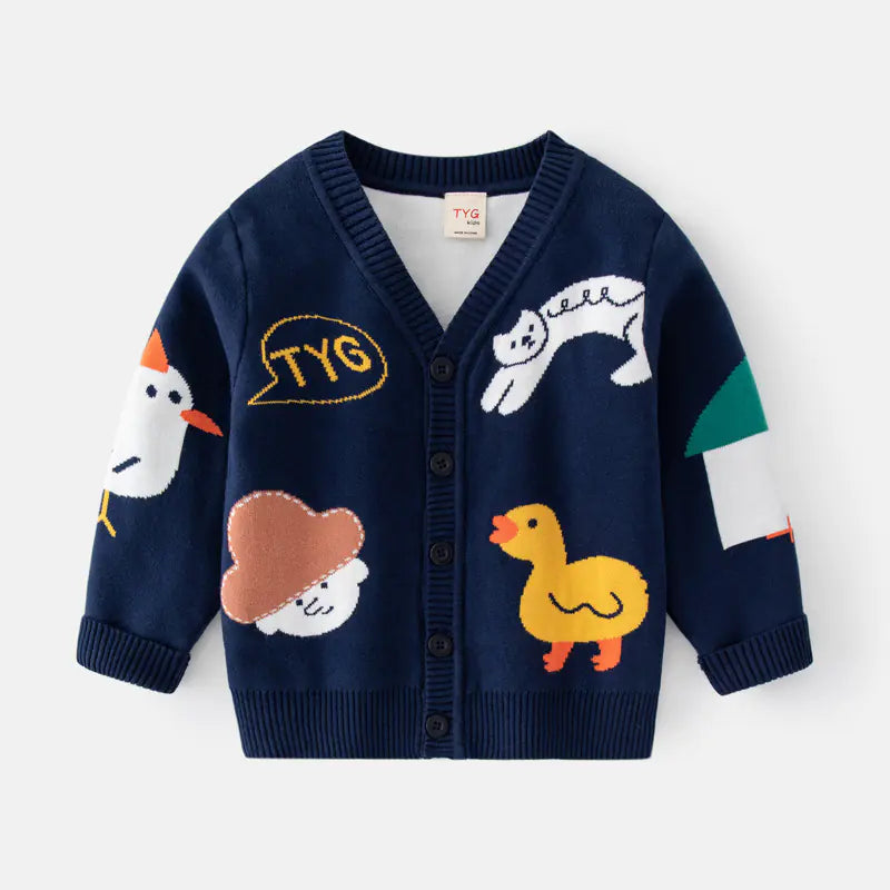 Boys' Cardigan Sweater