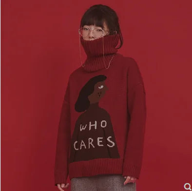 Black Turtleneck Sweater - Original Design Sweater