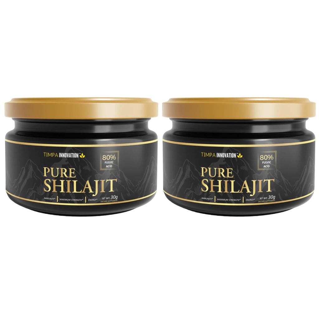 Shilajit Pure Himalayan Organic 100% Pure Shilajit Resin Potent Premium Resin with 85+ Trace Minerals and 80% Fulvic Acid Shilajit Pure Himalayan Organic 30g (1.05 Ounce (pack of 2))