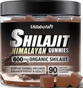 vidabotan Shilajit Gummies 600 MG 85+ Trace Minerals Fulvic Acid Pure Shilajit with Ashwagnadha Black Seed Oil for Men & Women Sugar Free Lemon Flavor 90 Gummies