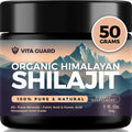 Vita Guard Himalayan Organic Shilajit Resin - 500mg Pure Shilajit Supplement with Over 85 Humic Acid Enhances Metabolism & Immune System - 100 Servings 50g.
