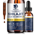 (2 Pack) 16 in 1 Shilajit Resin Liquid Drop Shilajit W/Ginseng Turmeric Rhodiola Wolfberry Amla & Vitamins Shilajit Supplement for Men & Women with 85+ Trace Minerals & Fulvic Acid 1 Fl Oz