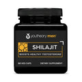 Youtheory Mens Shilajit - 250 mg Shilajit Capsules - Energy Supplement - Supports Stamina & Endurance* - Gluten Dairy & Soy Free - 60 Veg Capsules