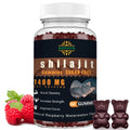 Shilajit Gummies for Men & Women - 1400mg Pure Himalayan Supplement High in Minerals & Fulvic Acid Energy Brain Immunity Boost Raspberry Watermelon Flavor